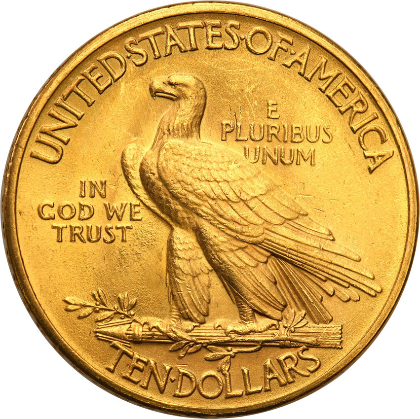 USA 10 dolarów 1926 Philadelphia - Indianin st.1